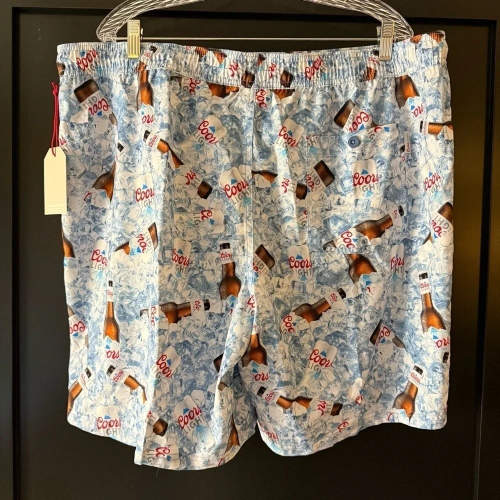 NWT Coors Light men’s size 2XB hybrid shorts.